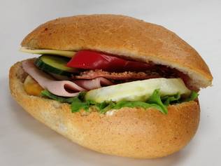 Täytetty grahamsämpylä, runsas - SUOLAISET PALAT - 6400 - 1